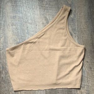 one shoulder top